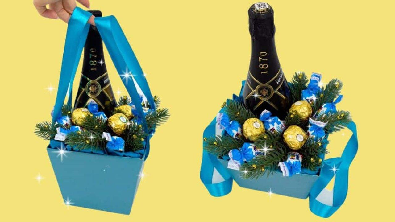 Easy DIY New Year’s Bouquet Gift