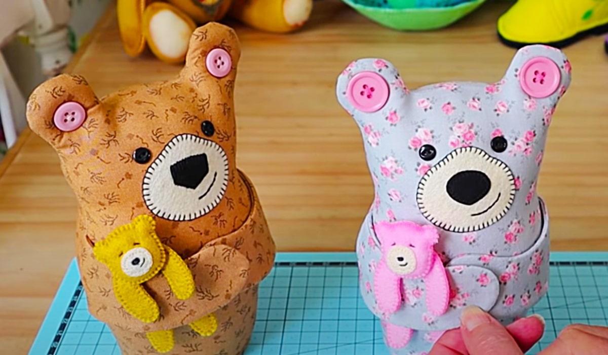Mama Teddy Bear With Free Pattern