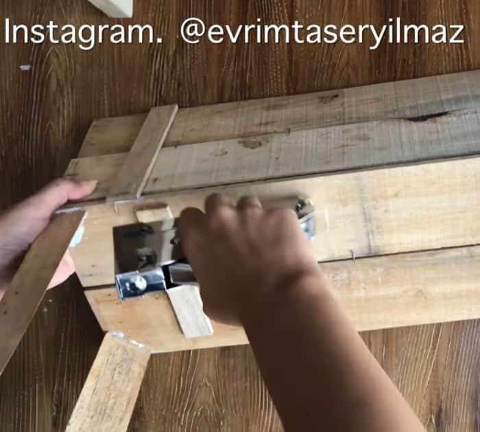 Turning a Wooden Fruit Box into a Plant Table Project