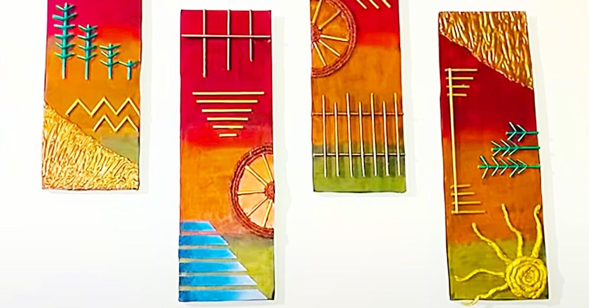 How To Make Embossed Wall Decor