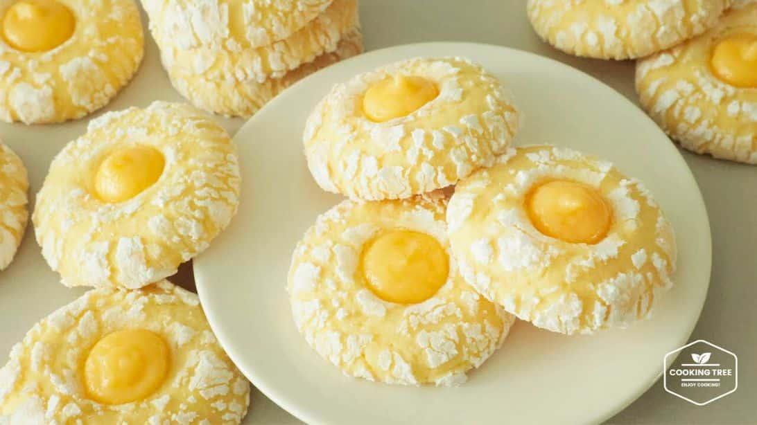 Soft Lemon Curd Cookies Recipe