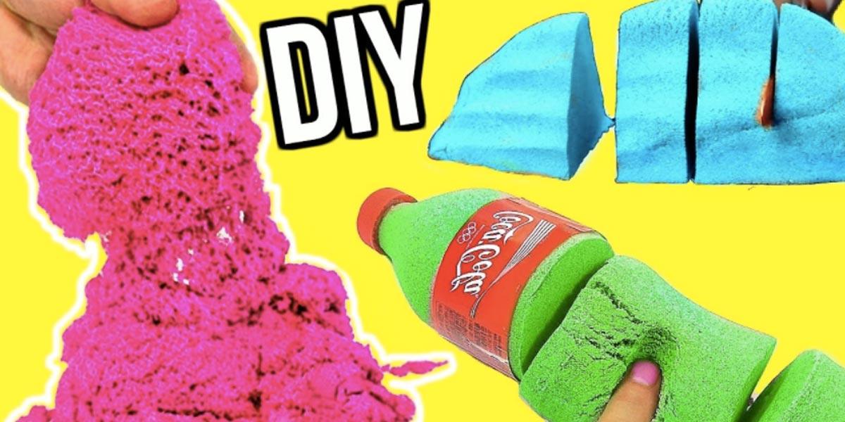 Kinetic Sand Is The Rage And Expensive Too — Save Money With This DIY Kinetic Sand At Home!