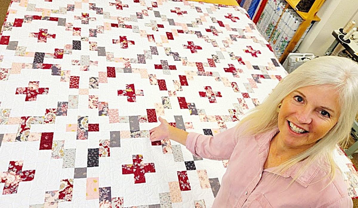 Rose Crossing Quilt With Donna Jordan