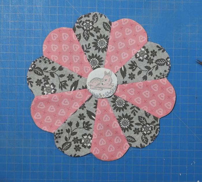 How to Make a Flower Dresden Plate Block