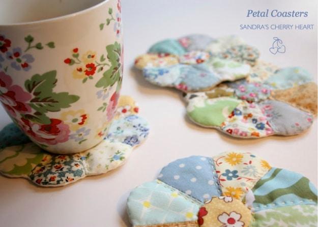 Petal Coasters, no power tools required for the basic build and something worth showing off once it is done