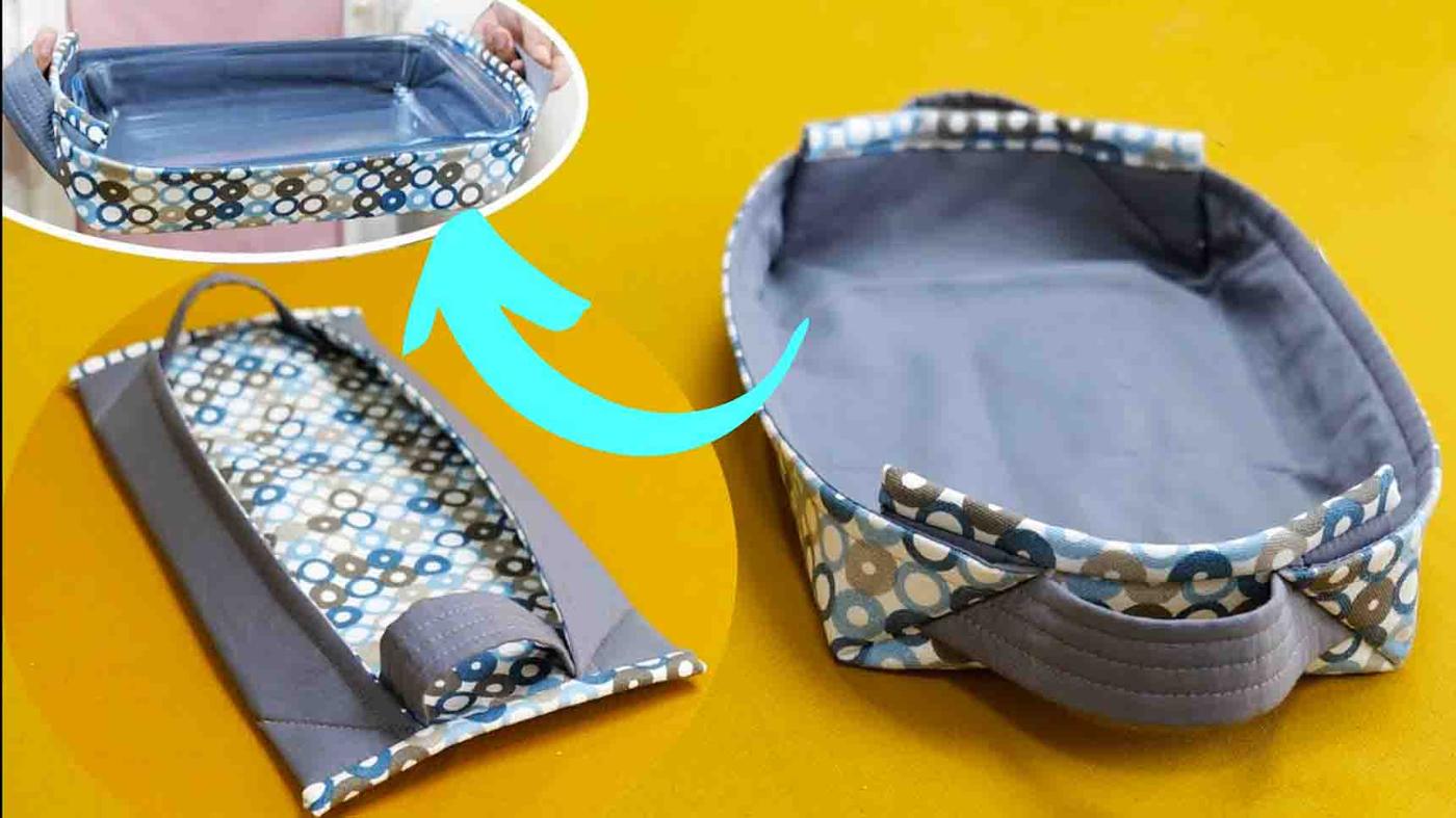 How To Sew A Hot Dish Basket In 7 minutes