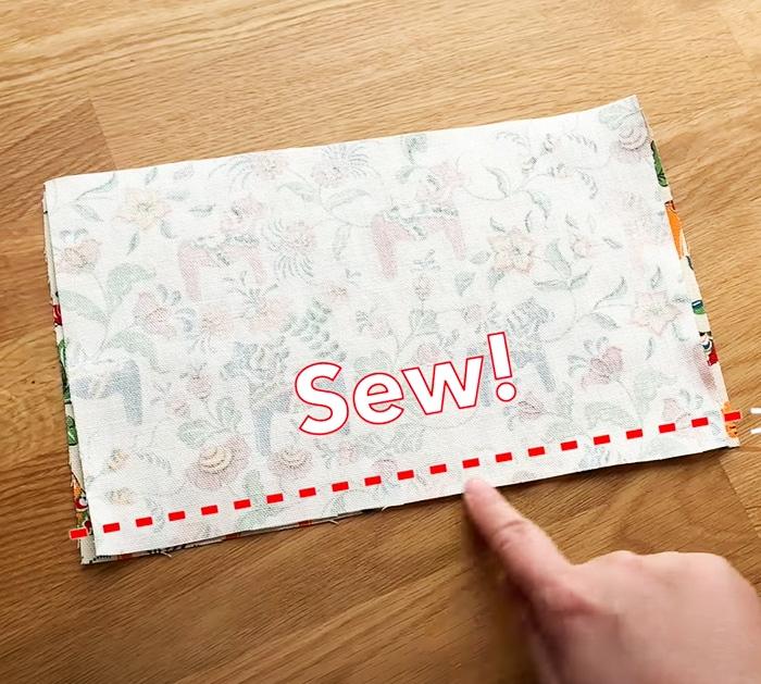 How To Sew A Zipper Box Pouch | DIY Sewing