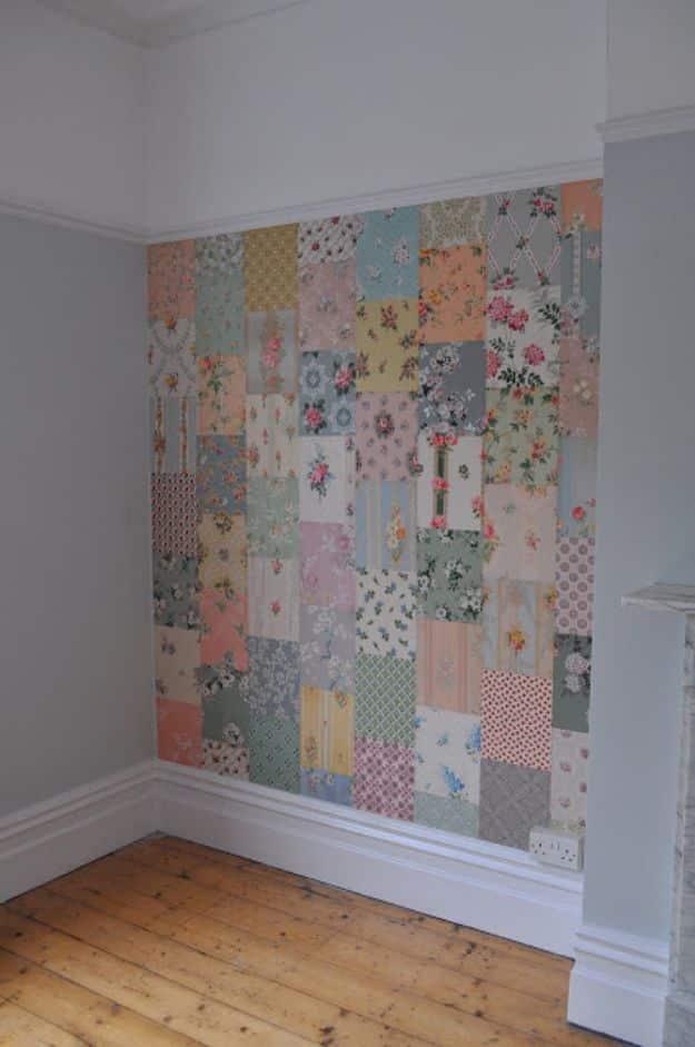 Patchwork Accent Wall, a sweet handmade nursery accent, and a fix that outlasts most store bought options