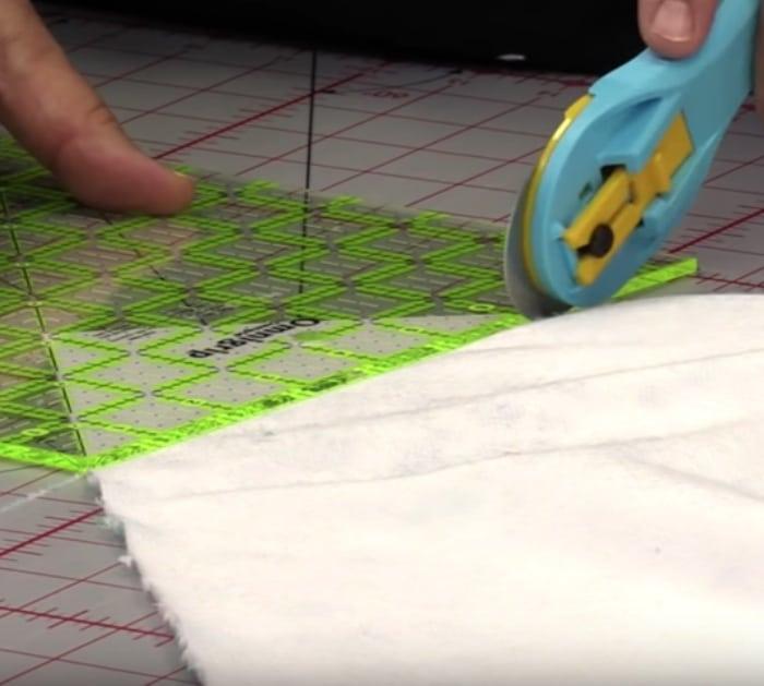 Make a baby blanket with soft and minky fabric that self binds