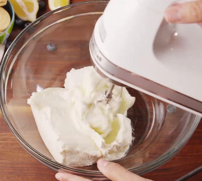 Easy to Make Mini Lemon Blueberry Cheesecakes