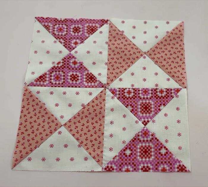 How to Make an Hourglass Quilt Block