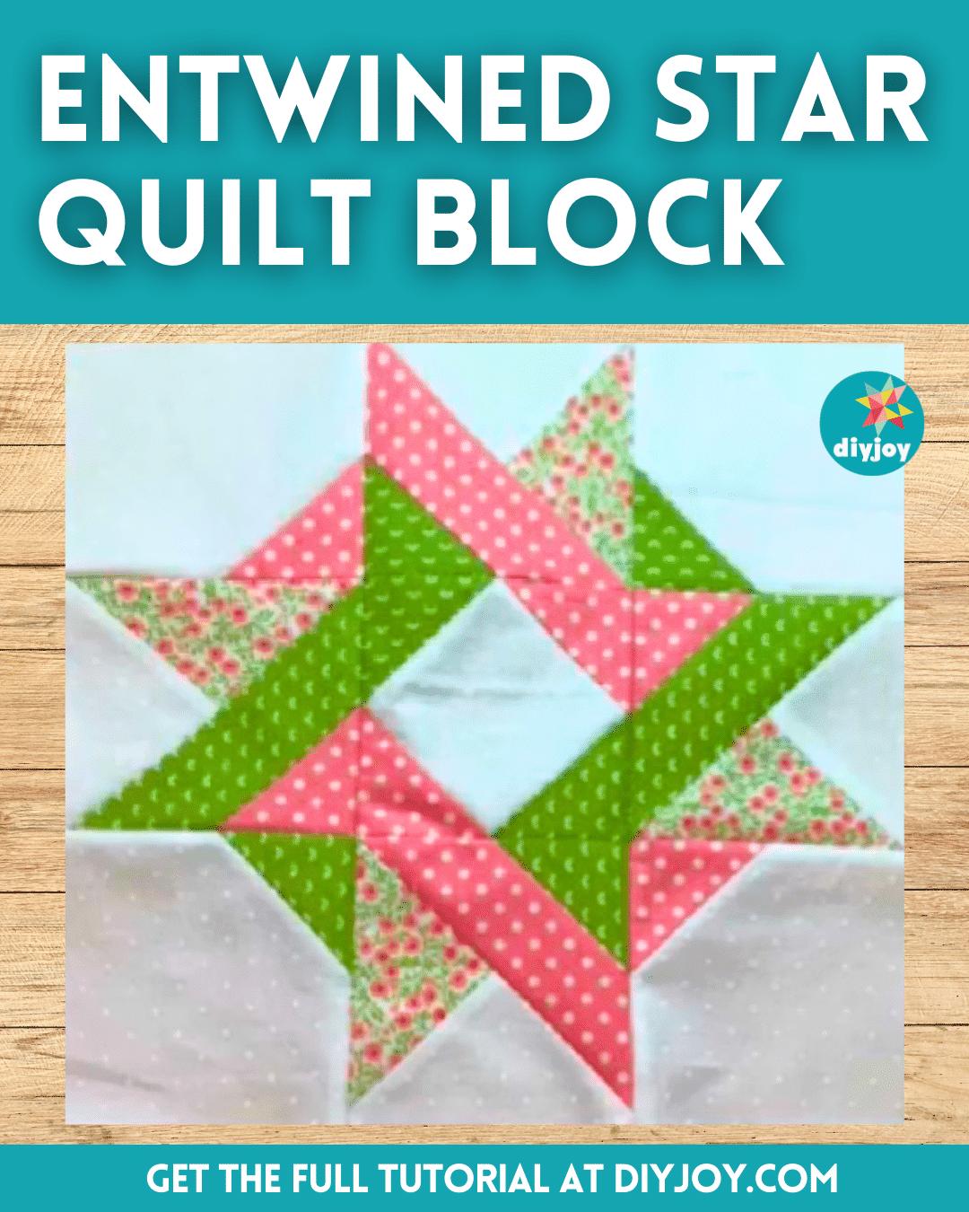 How To Make An Entwined Star Quilt Block