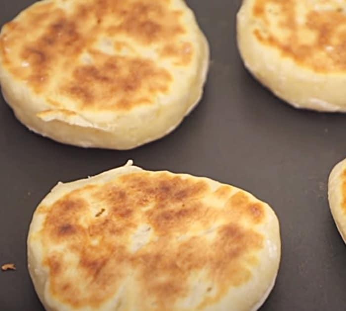 Cook Scratch English Muffins On A Cast Iron Griddle