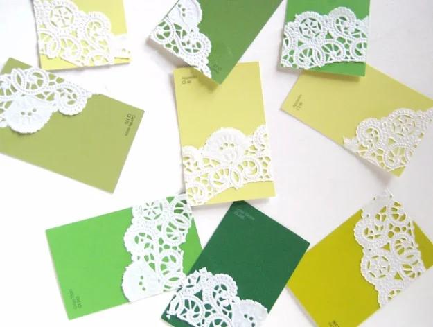 Paint Chip Business Cards, built from supplies most crafters already own and warmth that a bare corner was missing