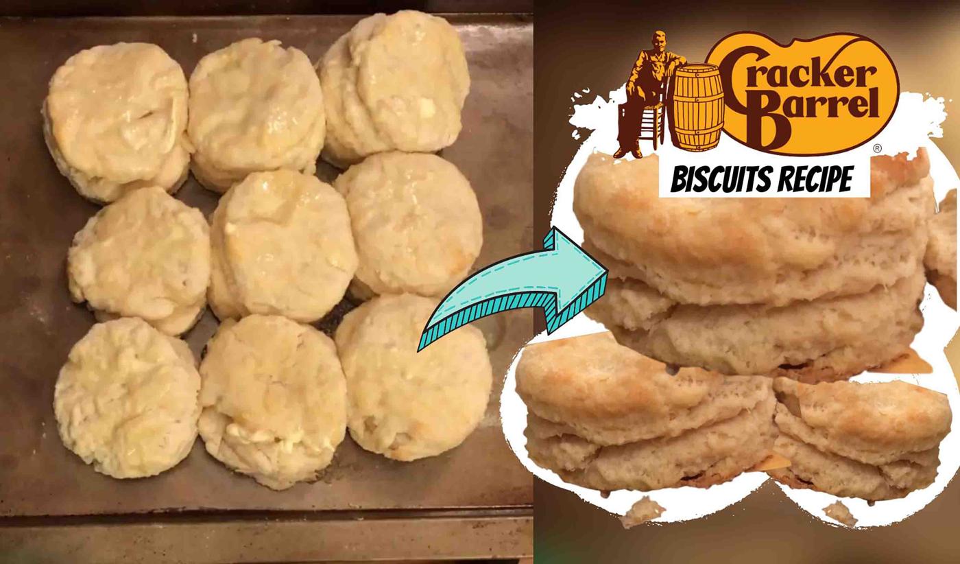 Super easy Cracker Barrel biscuits recipe