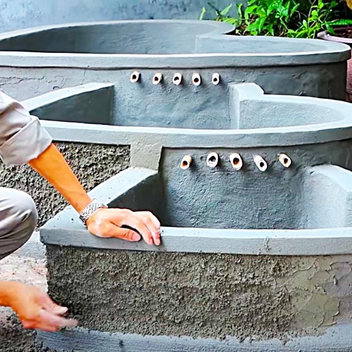 Easy Backyard Fountain - Three Hearts Aquarium Fountain - Backyard Water Feature