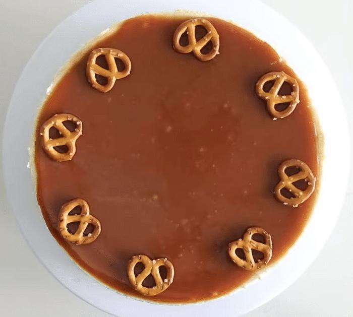 Easy to Make Salted Caramel Cheesecake