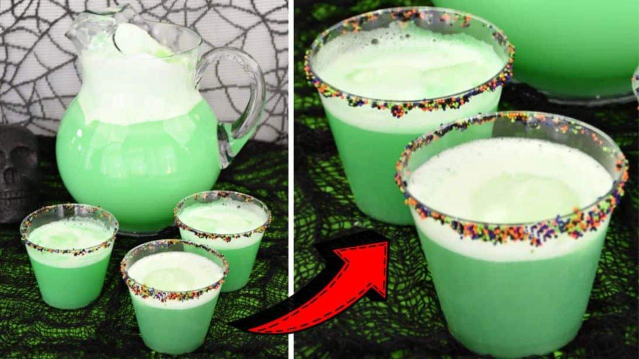 Easy 5-Minute Halloween Poison Punch Recipe