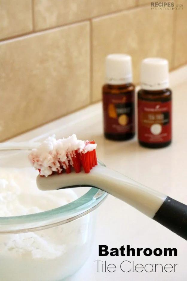 Bathroom Tile Cleaner, a thrifty household staple, quick to combine with two or three pantry staples