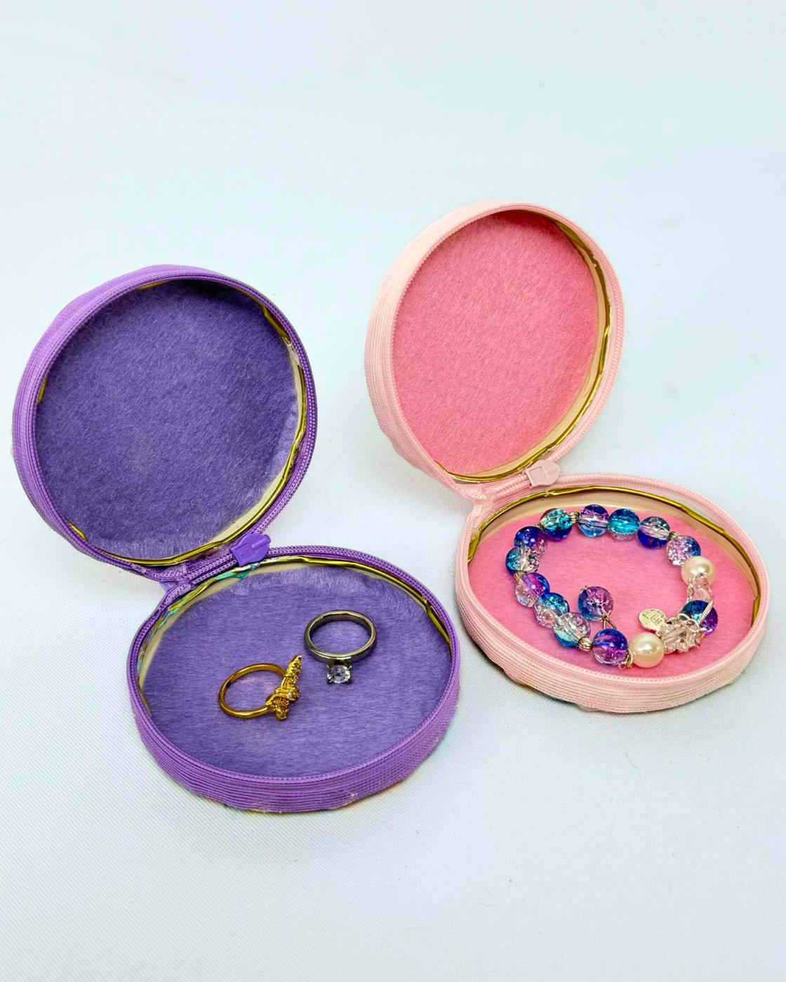 Nail Polish Marbled Jewelry Purse — diy nail polish marbled jewelry purse