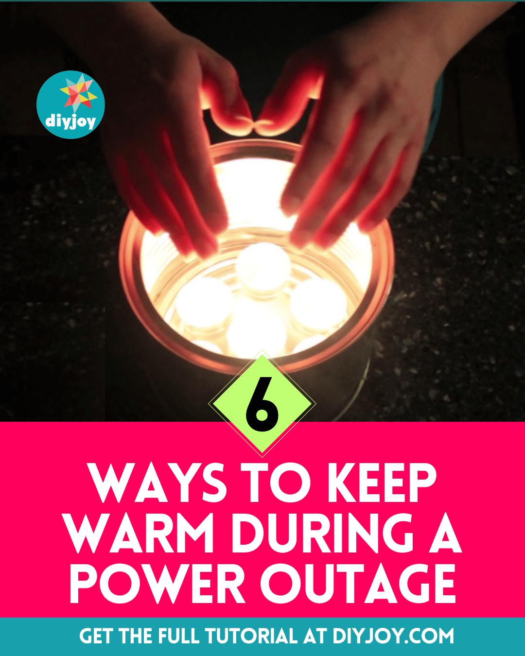 6 Ways To Keep Warm During A Power Outage