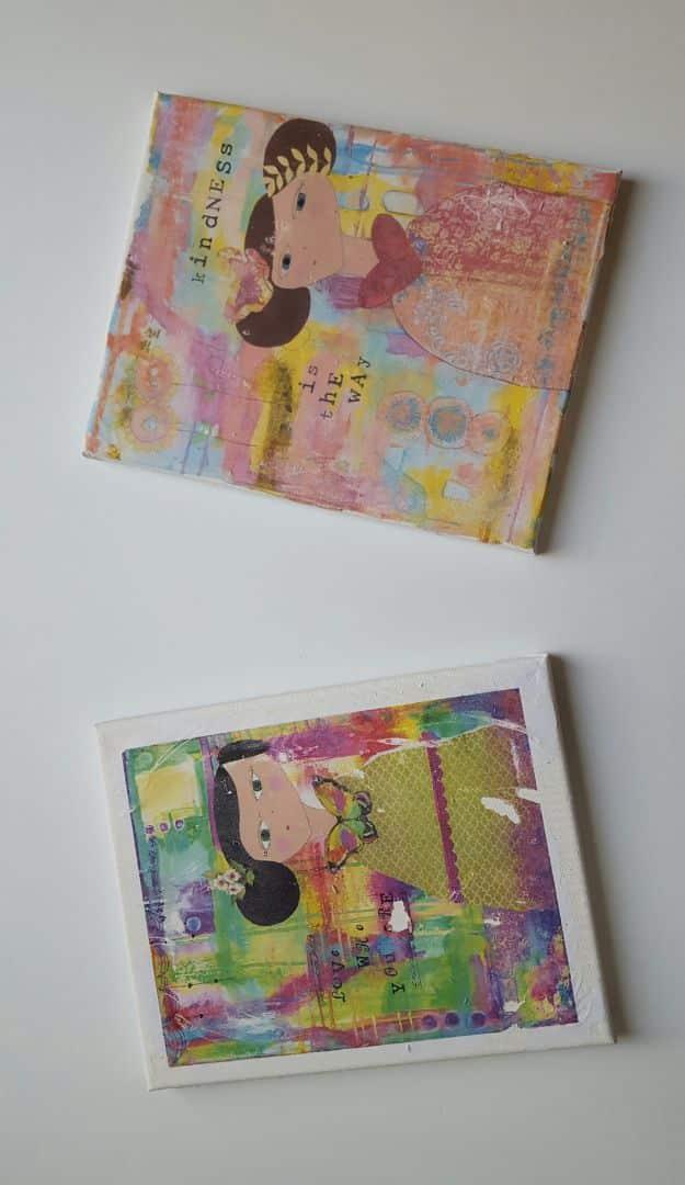 How to Transfer A Photo To Canvas, an image transfer idea, and a great fix using stuff you already have on a shelf