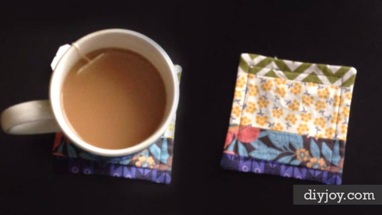 Sewing Tutorial : DIY Fabric Coasters