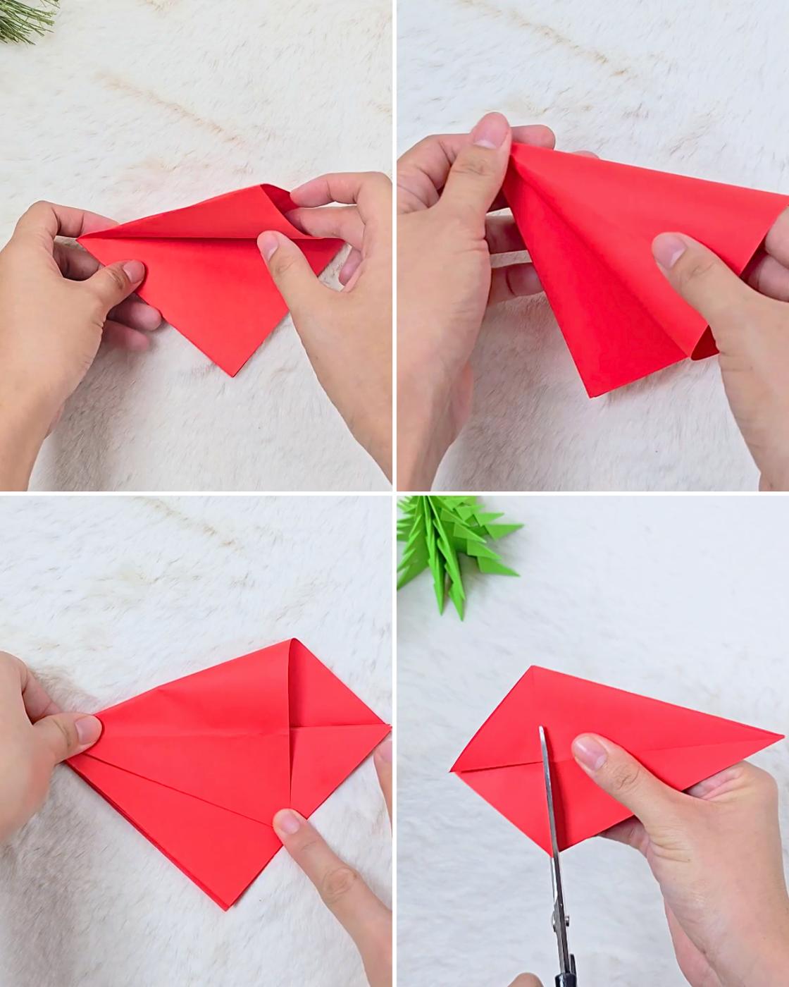 Beginner-Friendly Origami Christmas Tree