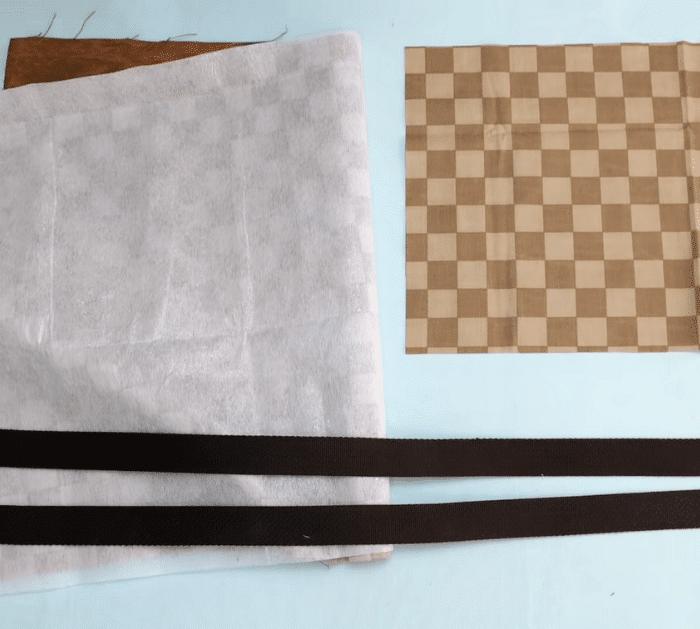 Easy Tote Bag With Cover Tutorial materials