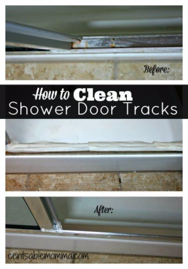 Clean Your Shower Door Tracks, a clever method for a job most people dread and a simple approach that actually gets results