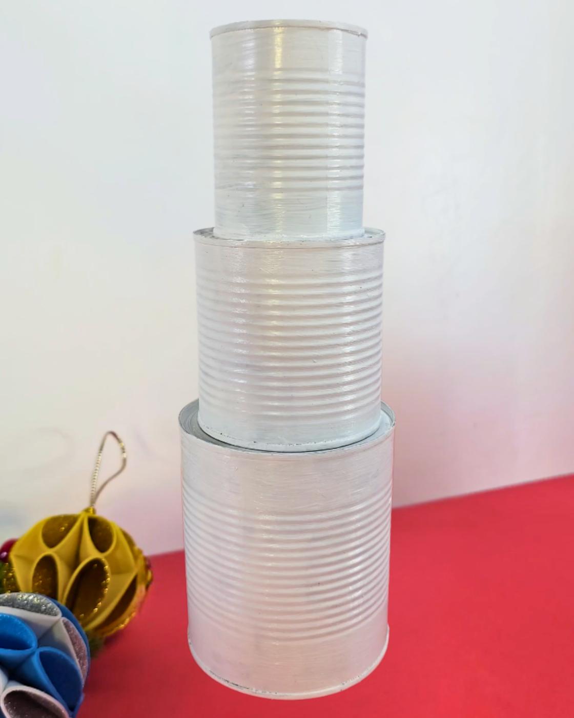 DIY Tin Can Snowman