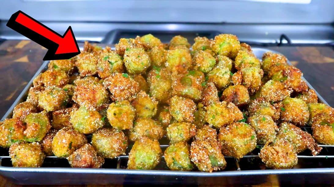 Easy Southern Crispy Fried Okra Recipe