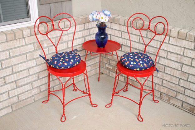 Simple Round Cushion For Patio Chairs, gentle on the wallet even making a matching pair and a showpiece guests linger over