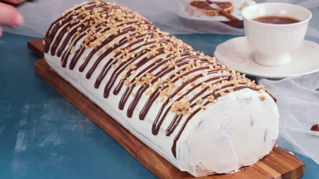 Easy-to-Make Tiramisu Log Cake