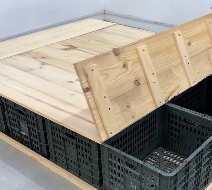Create Under Bed Storage - Platform Bed DIY