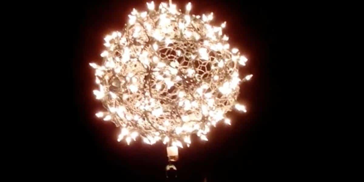 Watch How She Makes This Magnificent Lighted Ball (Spectacular!)