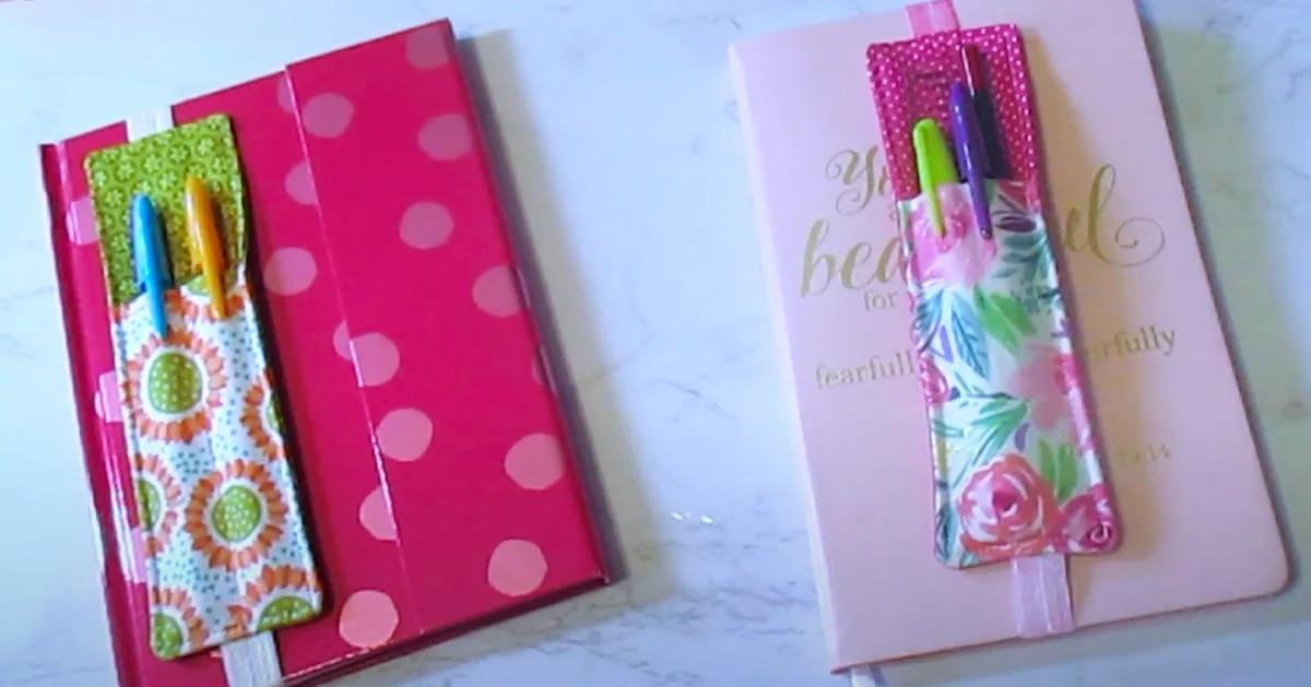 Sewing Project: DIY Notebook Pen Holder