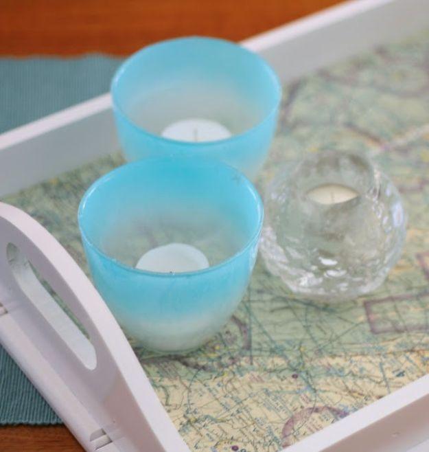 Map Lined Tray, gentle on the budget and the clock alike and something that photographs beautifully in natural light