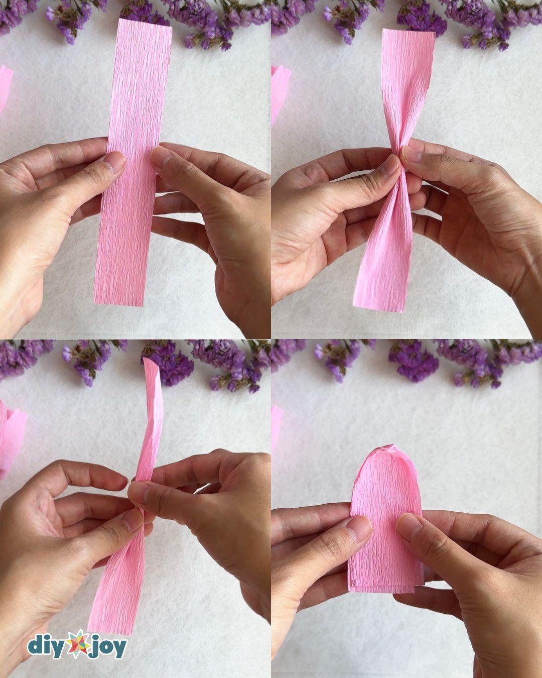 Easy Paper Tulips Chocolate — handmade paper tulips