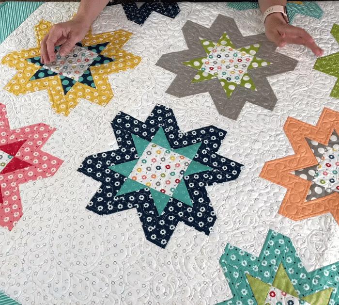 Materials for Fresh Flowers Quilt