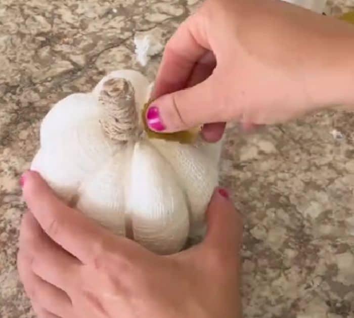 Easy to Make DIY Sock Pumpkin