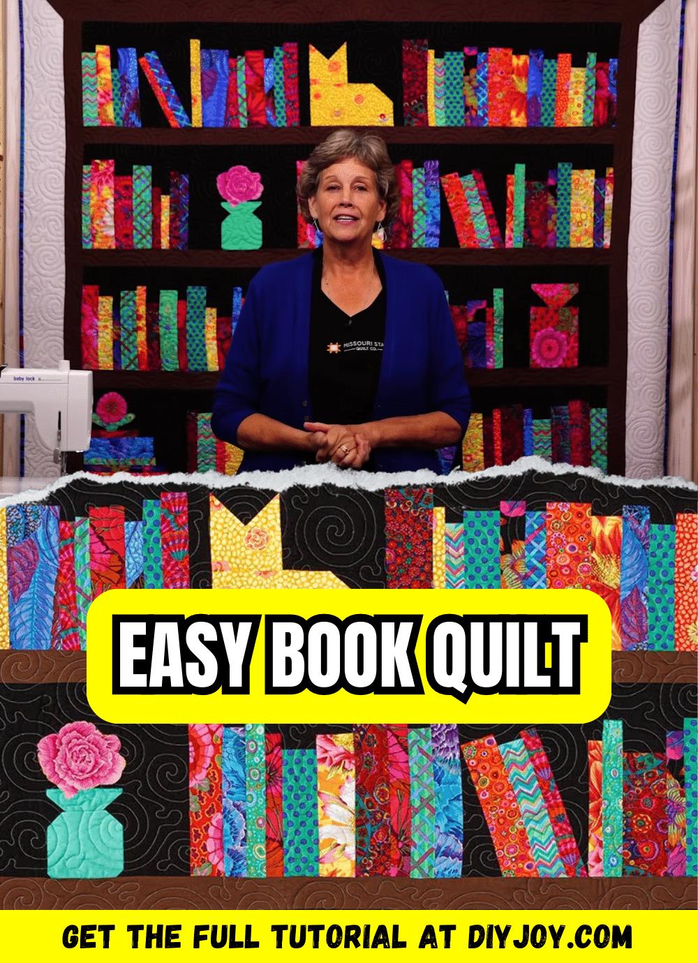Jenny Doan’s Easy Book Quilt Tutorial