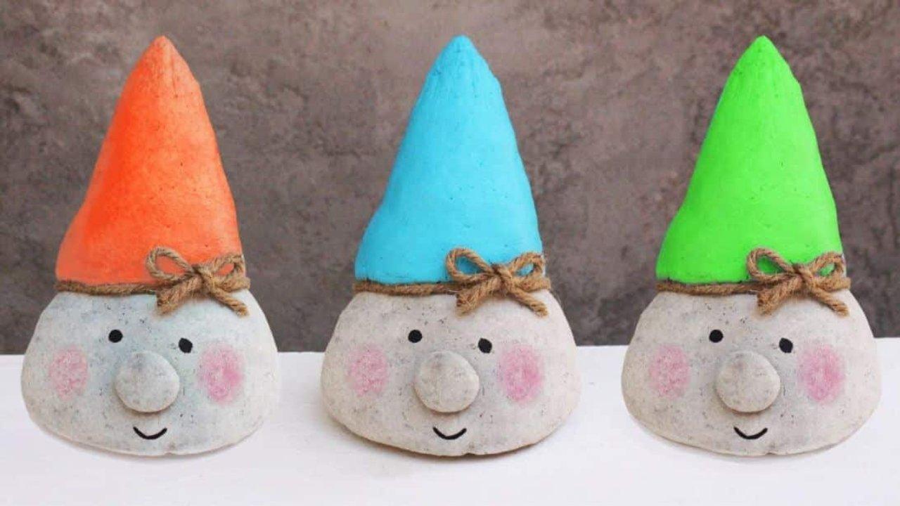 Easy DIY Paper & Cement Gnome For the Garden