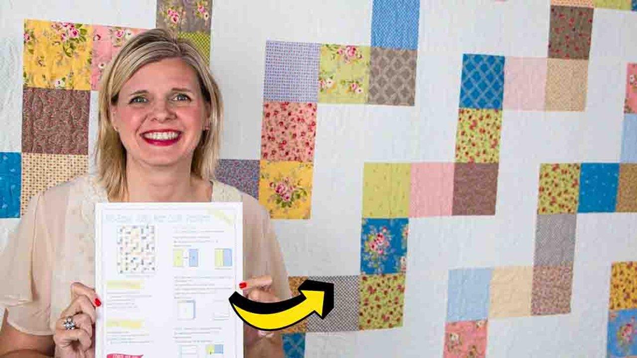 No-Bake Jolly Bar Shortcut Quilt Tutorial