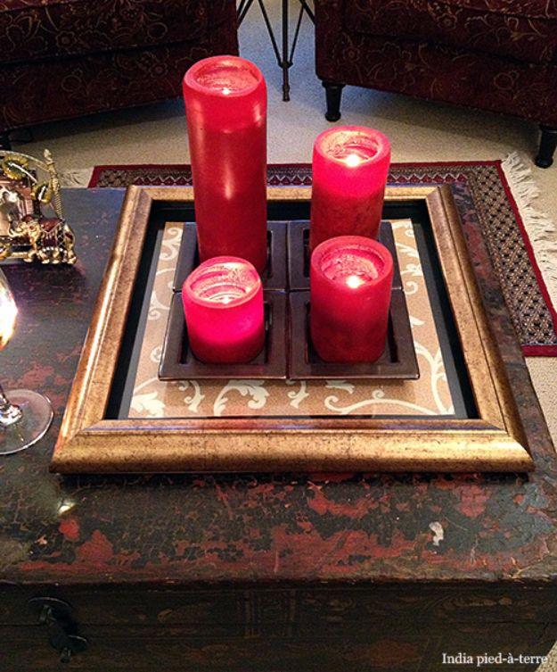 DIY Coffee Table Tray with Picture Frame, a favorite that keeps coming up again and again on this list and worth a look