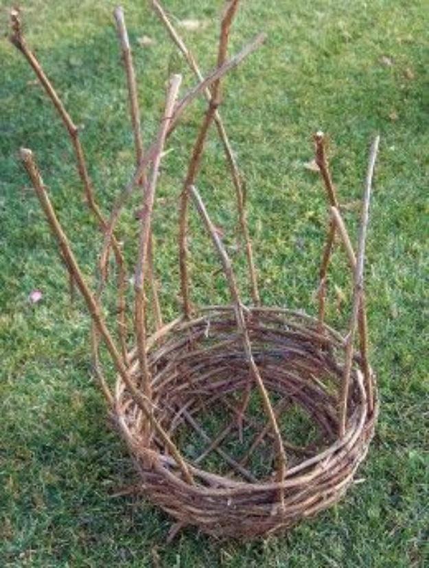 Grapevine Basket, forgiving even if a step turns out a little crooked and warmth that a plain corner was missing