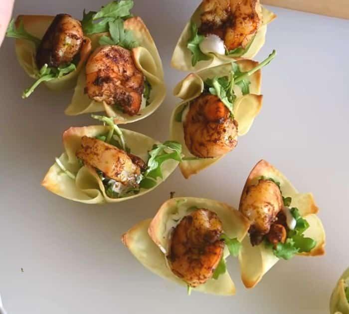 How to Make Chili Lime Baked Shrimp Cups Ingredients