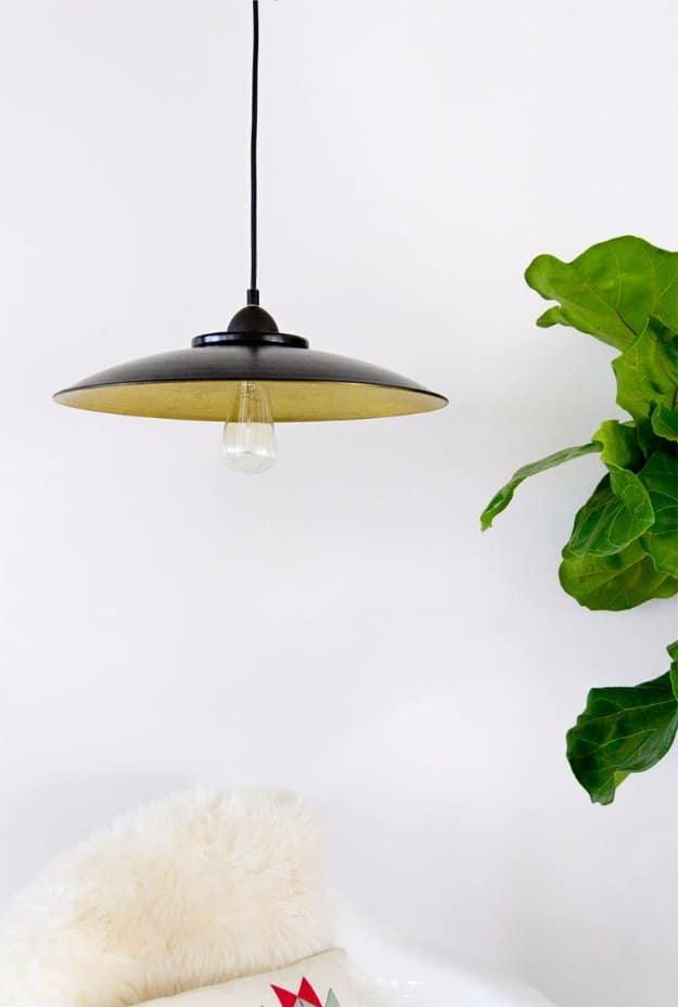 Easy DIY Pendant Lamp IKEA Hack, easy to redo the next time it is needed and the kind of tip that gets remembered and reused