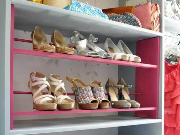 Build a Shoe Rack for Your Closet, doable in a single sitting with basic tools and a keepsake worth handing down