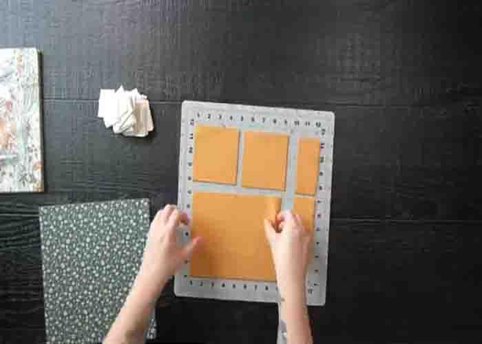 Making the vintage wings quilt block